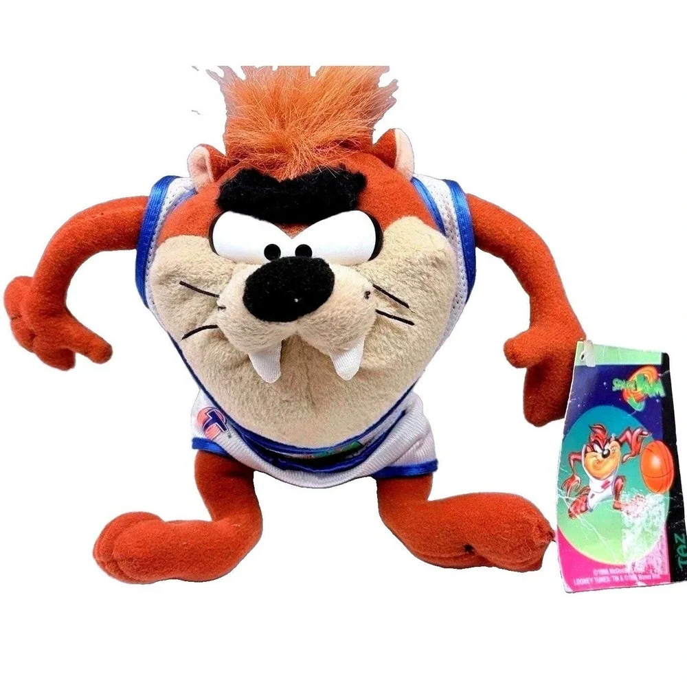 Vintage 1996 Space Jam Tax Plush Toy McDonalds Looney Tunes NWT Tune Squad 8